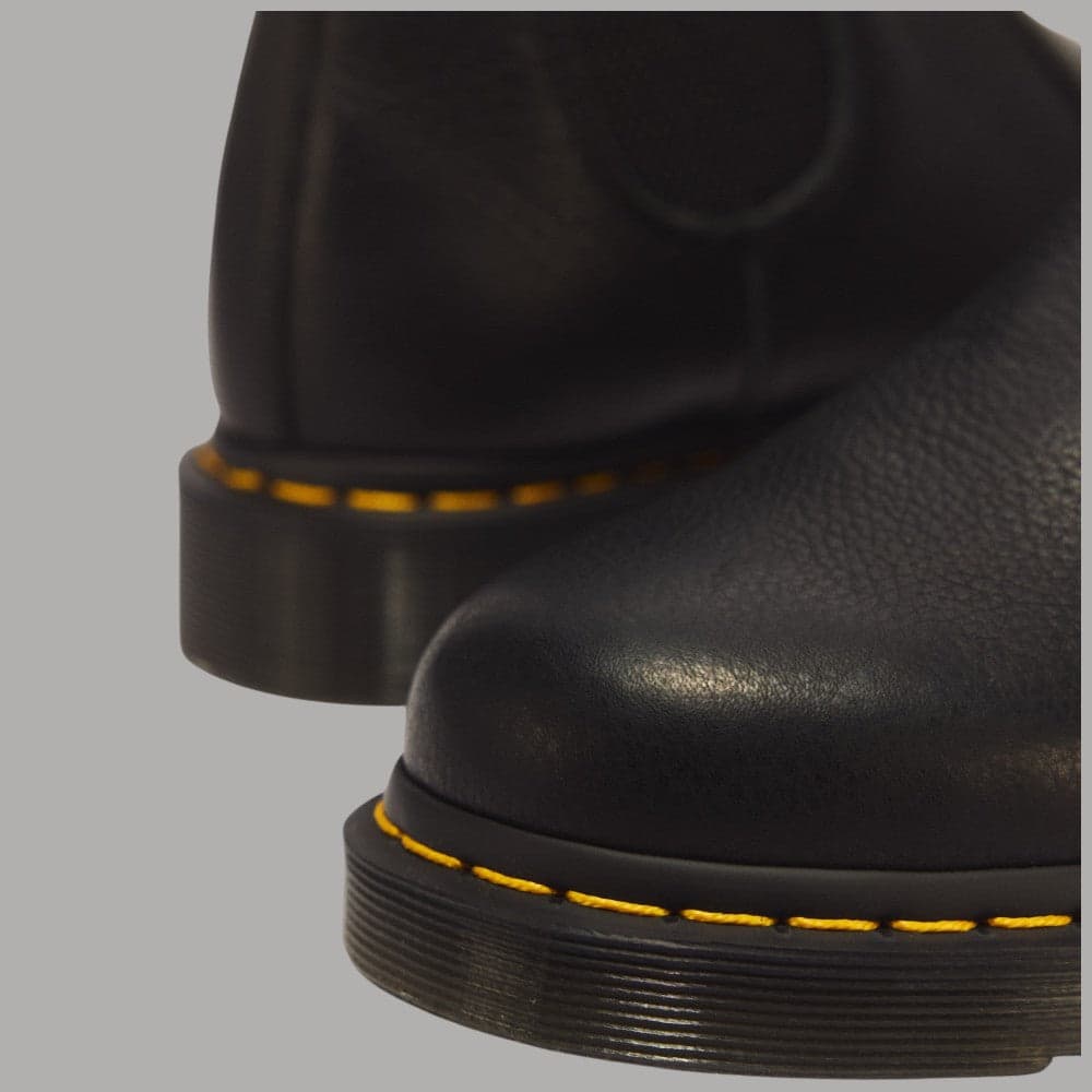 Stivaletti Chelsea Dr. Martens 2976 pelle Ambassador martellata lucida - 7