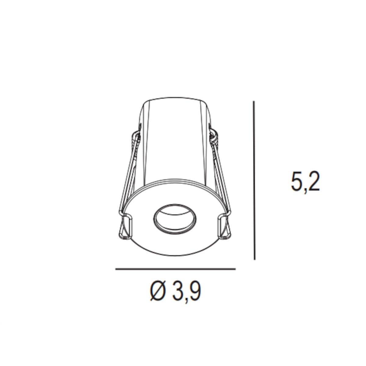 Faretto incasso Promoluce INSIDER FLAT T39 KSW LED CCT metallo - 26