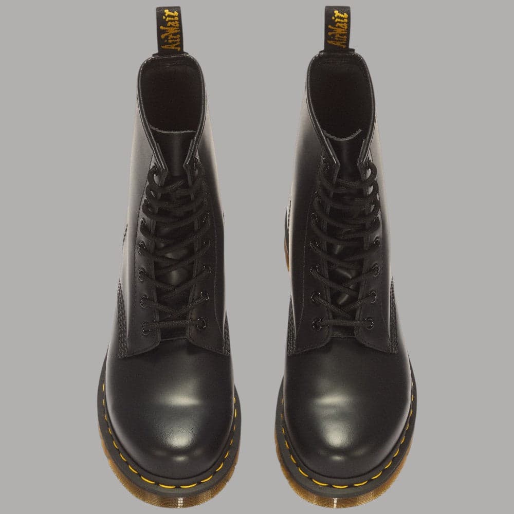 Stivali Dr. Martens 1460 Original con cuciture gialle e suola AirWair - 4
