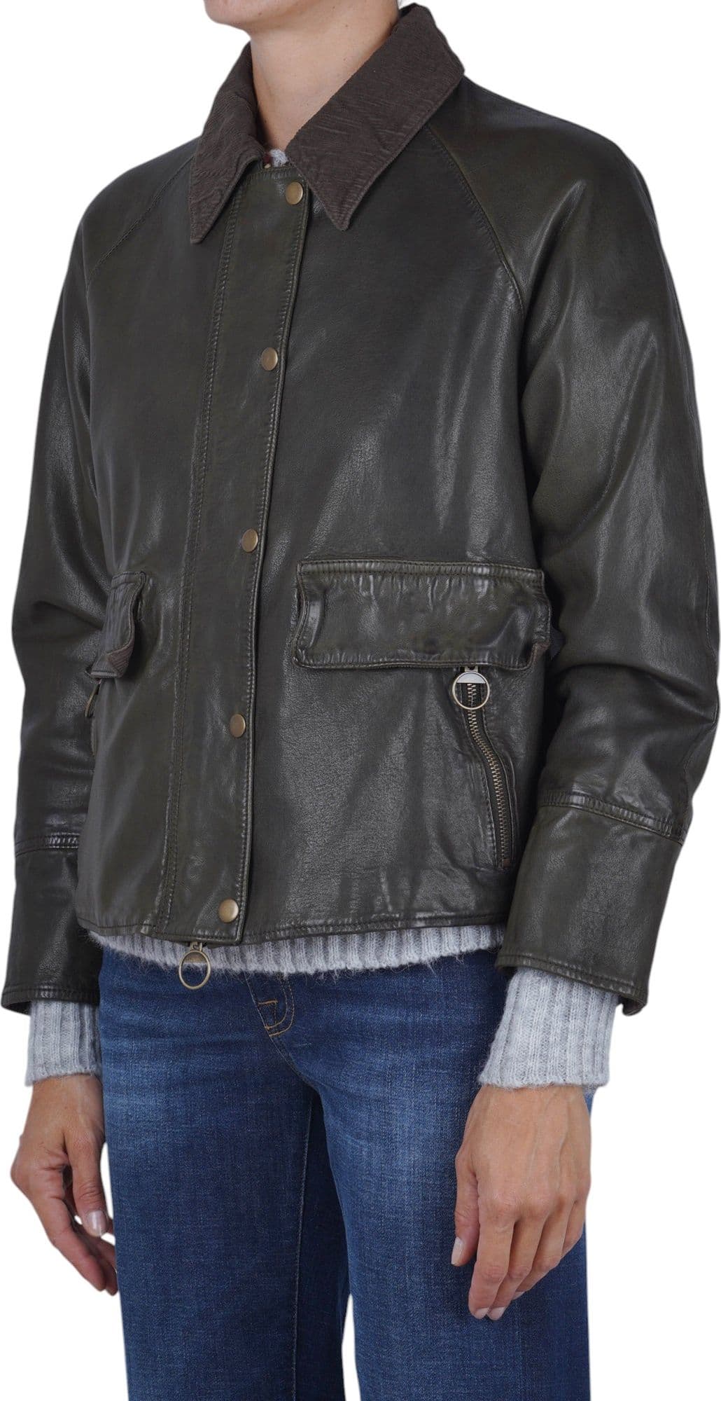 THE JACKIE LEATHERS  - Giubbotto - 480822 - Fango - 4