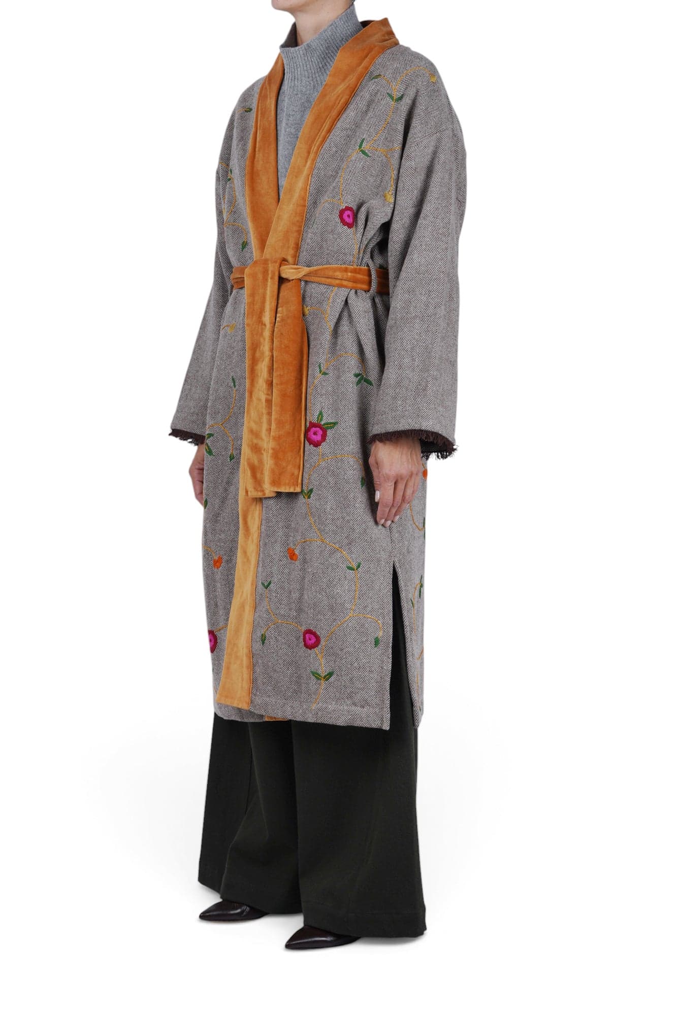 FRANCESCA BI  - Cappotto - 481124 - Avorio/Marrone - 4