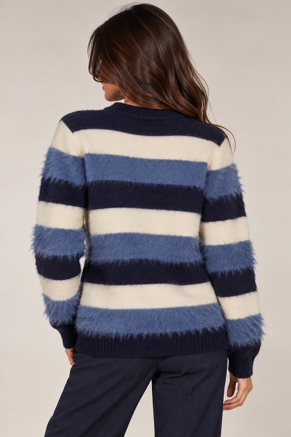 MAGLIA GIROCOLLO A RIGHE - 2