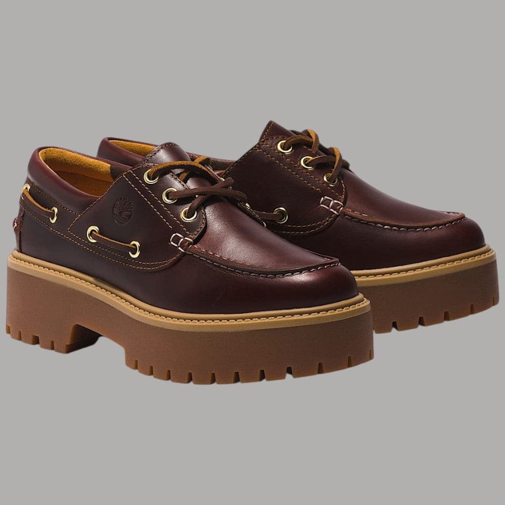 Scarpa da Barca Timberland Stone Street con Plateau in pelle Premium - 2