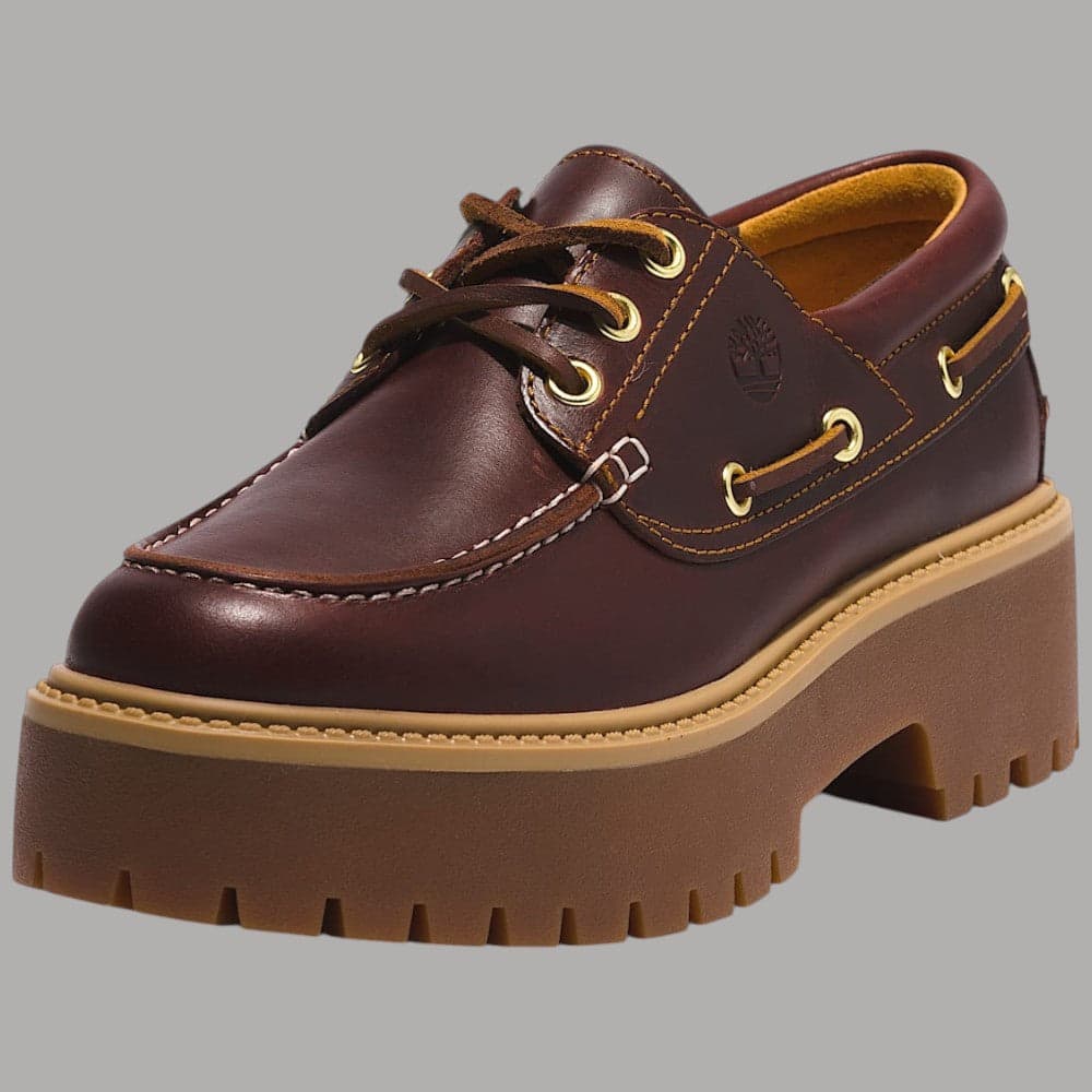 Scarpa da Barca Timberland Stone Street con Plateau in pelle Premium - 6