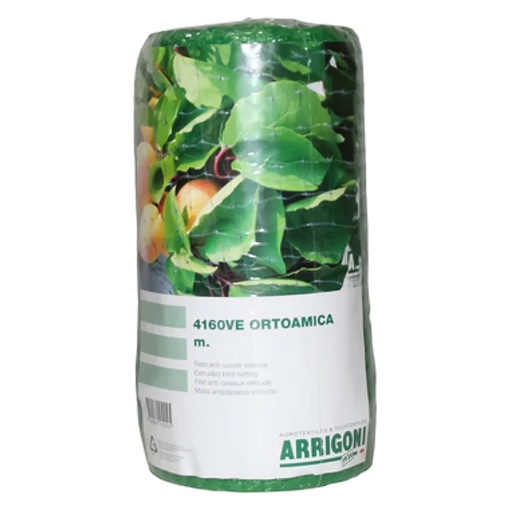 RETE ANTIUCCELLI 'ORTOAMICA' mt 2 x 5 - maglia cm.1,2 x 1,0  - ARRIGONI