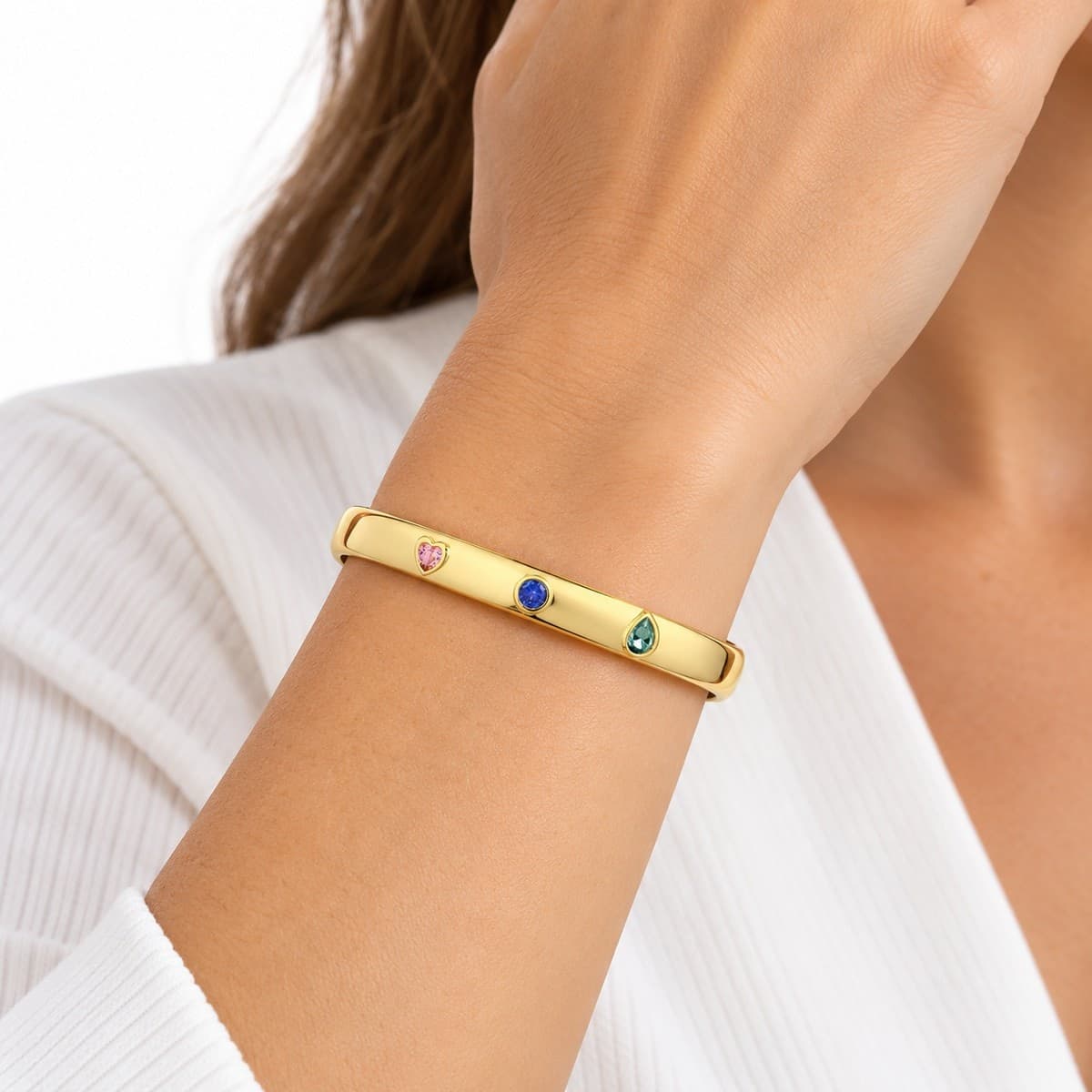 Laura P. - Bracciale zirconi colorati - 2