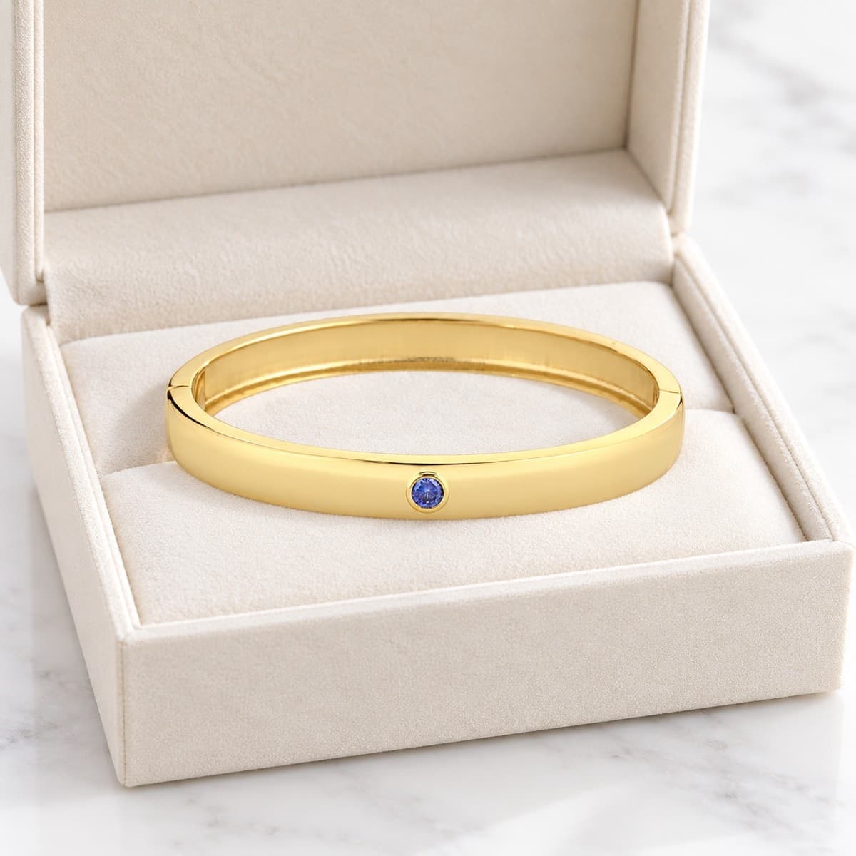 Laura P. - Bracciale luna zirconi tanzanite - 4