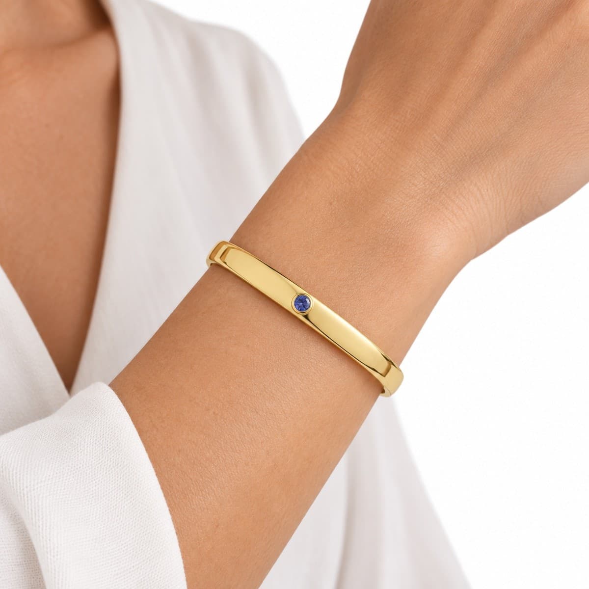 Laura P. - Bracciale luna zirconi tanzanite - 6