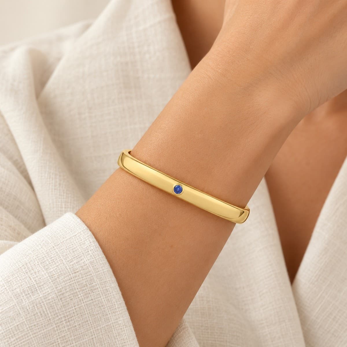 Laura P. - Bracciale luna zirconi tanzanite - 2