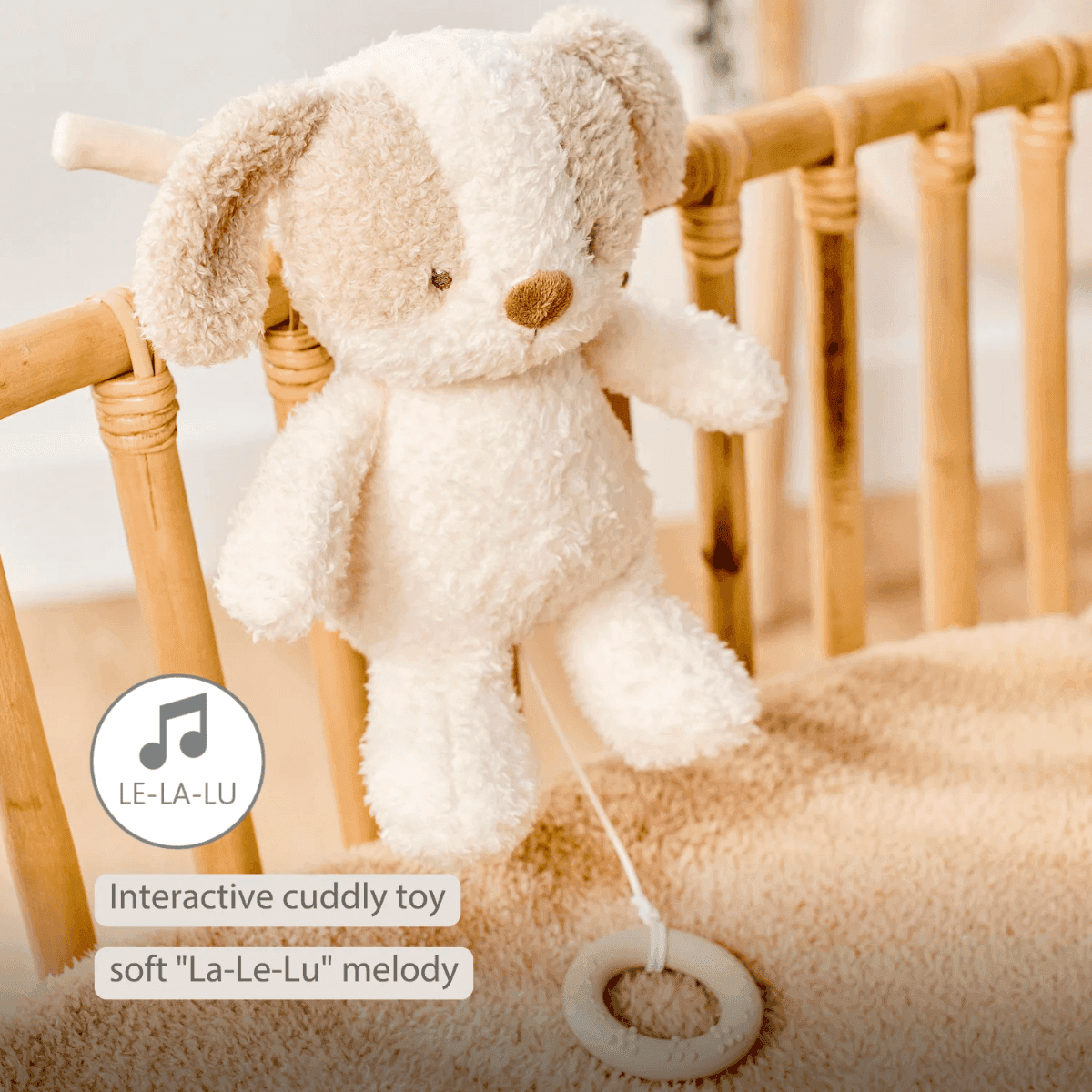 Carillon Nattou Cane Teddy - 3