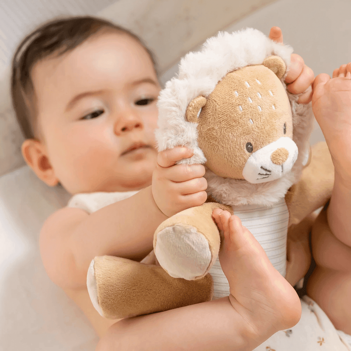 Peluche Musicale Nattou Leone Ernest Brown - 2