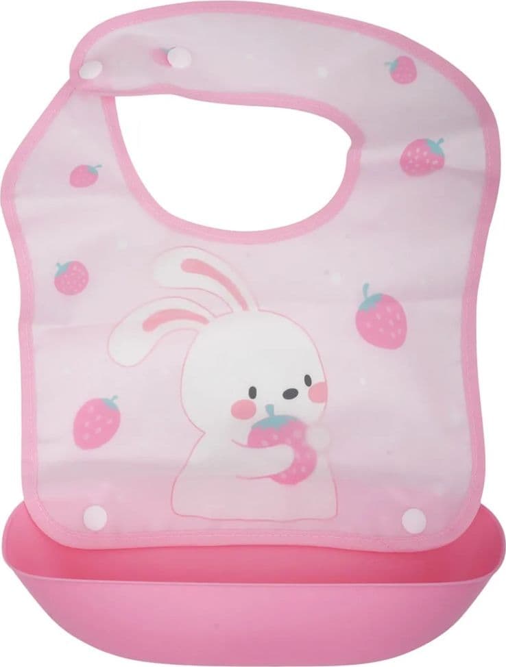 BAVAGLINO BAVETTA PER BAMBINI CON TASCA RACCOGLIPAPPA STACCABILE FANTASIA ANIMALI 31221 - 11