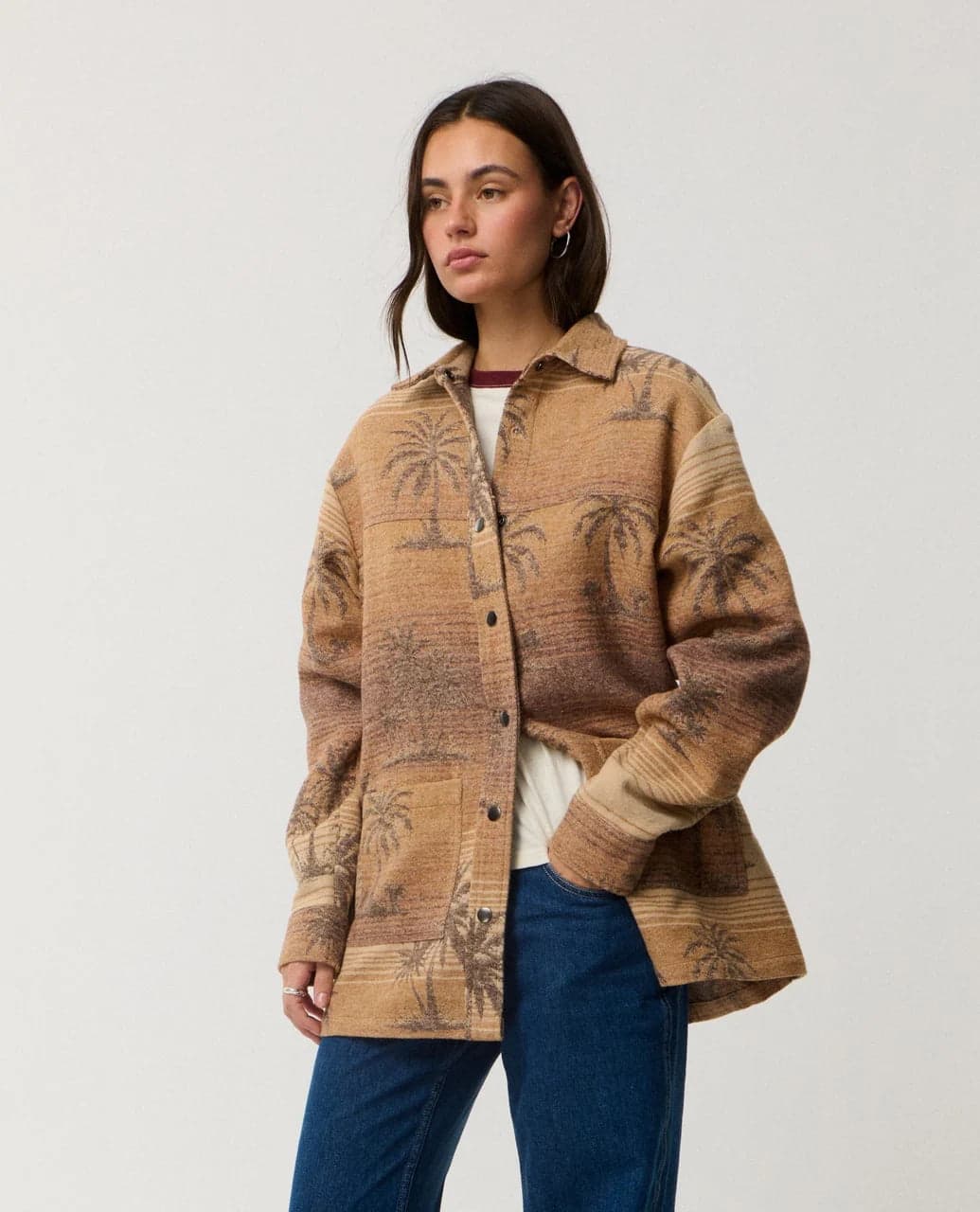 Giacca Rip Curl Retrò Swell Jacquard Shacket - 3