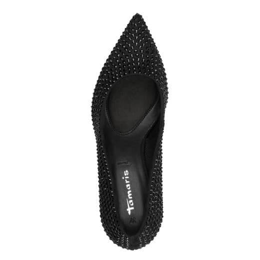 Tamaris decolte neri con strass 1-22468-47 - 5