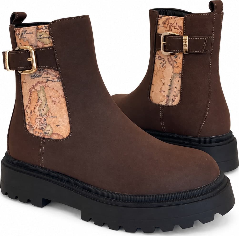 Alviero Martini 1 Classe stivaletti chelsea donna marrone scuro - 6