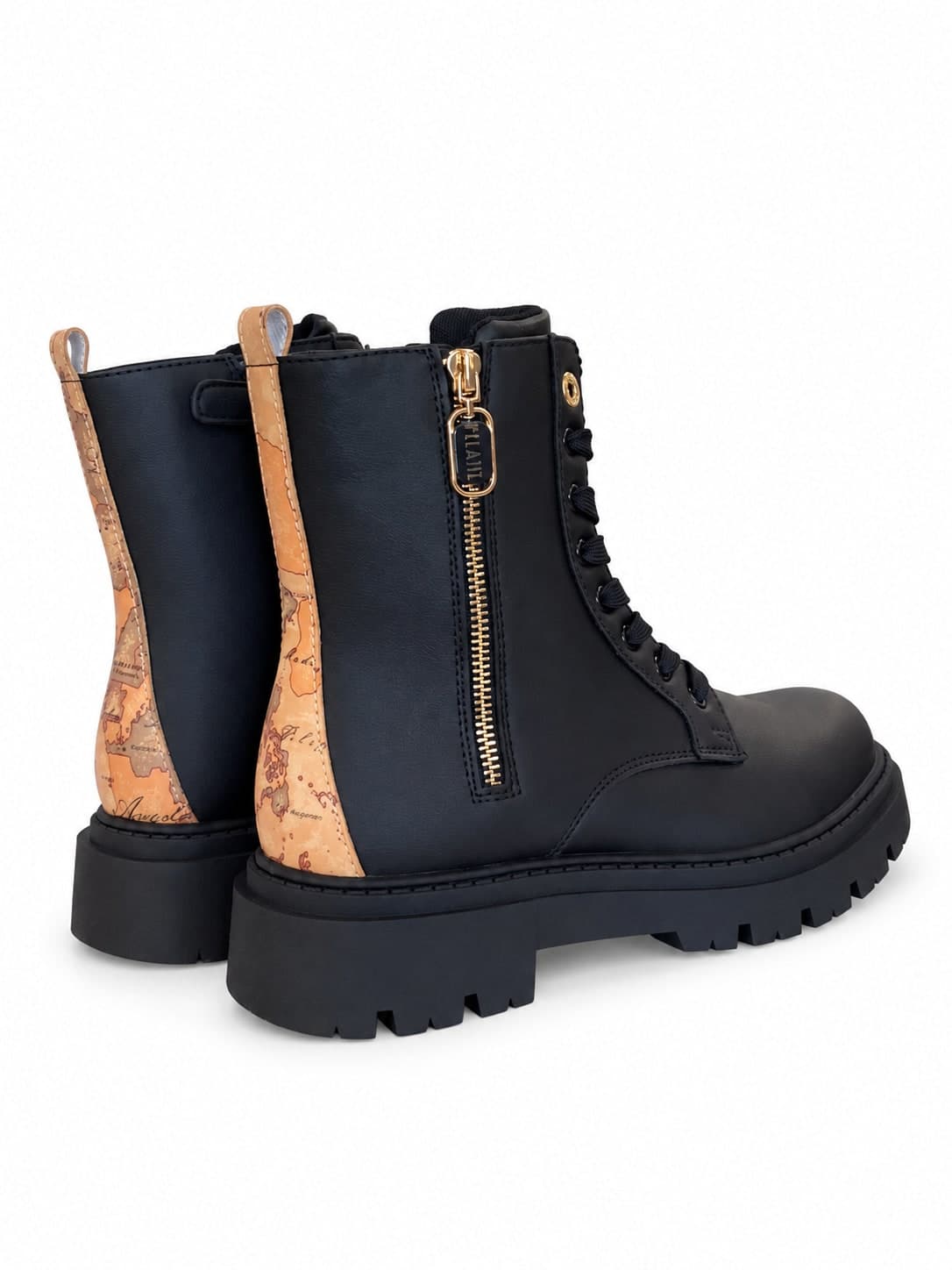 Alviero Martini 1 Classe anfibi donna neri con zip - 4