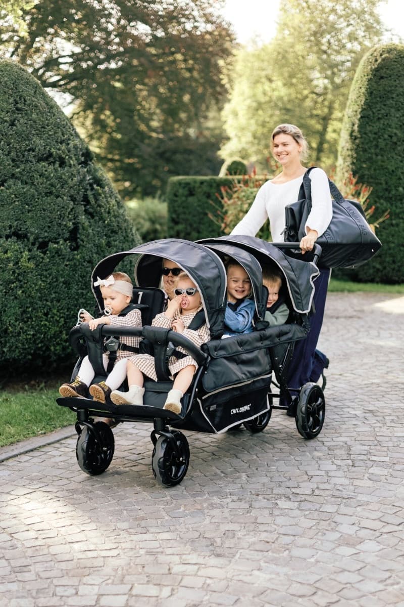 Borsa Fasciatoio Childhome Mommy Bag ® Vegan Leather - Black - 6