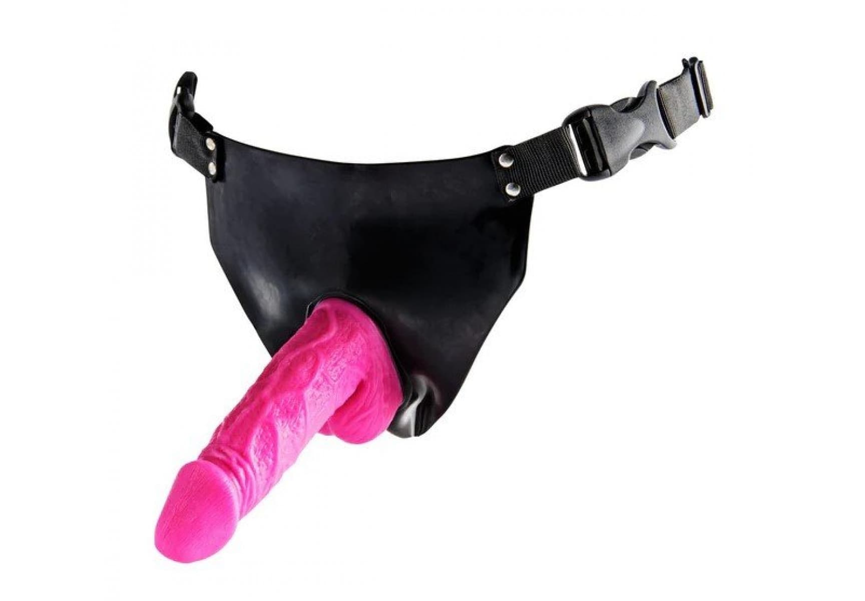 Strap-On Vibrante ToyJoy Pink Powergirl 15 cm con Harness Regolabile - 4