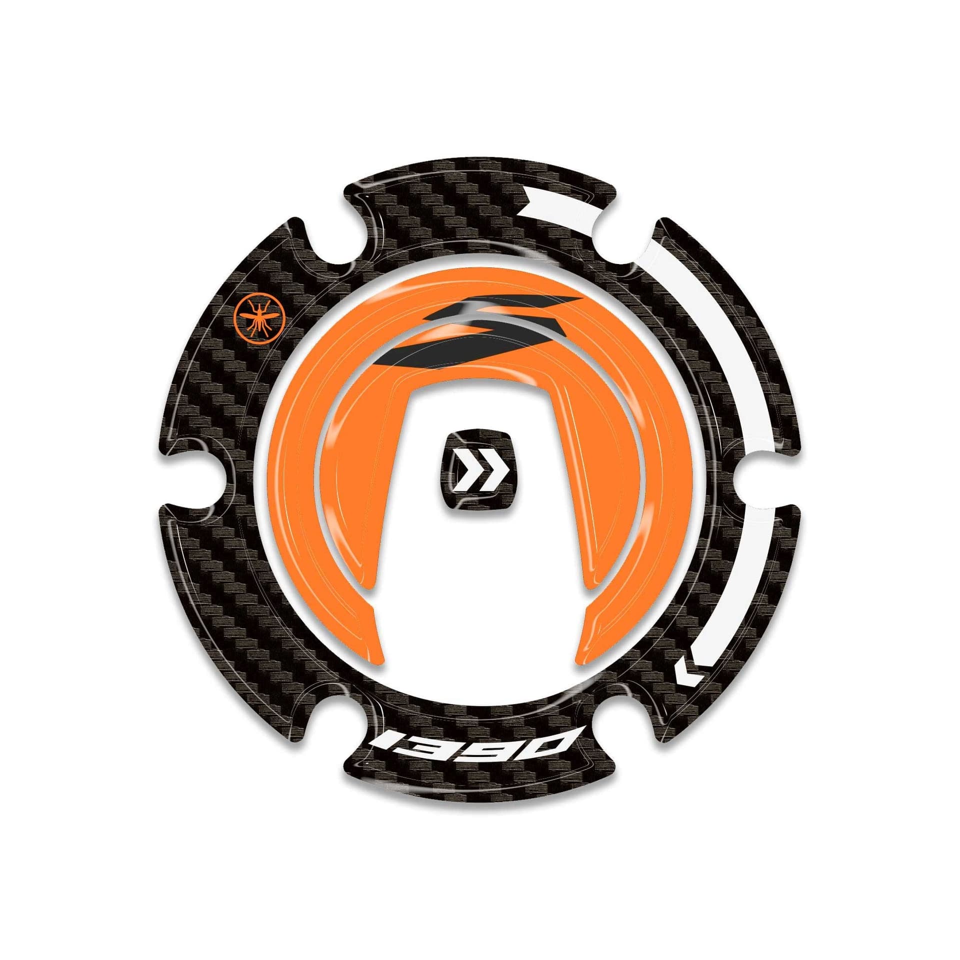 Adesivo 3D Tappo moto compatibile con KTM 1390 Super Adventure S 2026 - 2