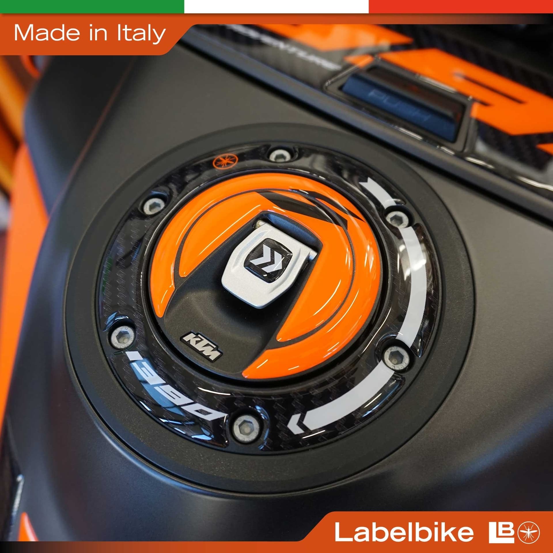 Adesivo 3D Tappo moto compatibile con KTM 1390 Super Adventure S 2026 - 3