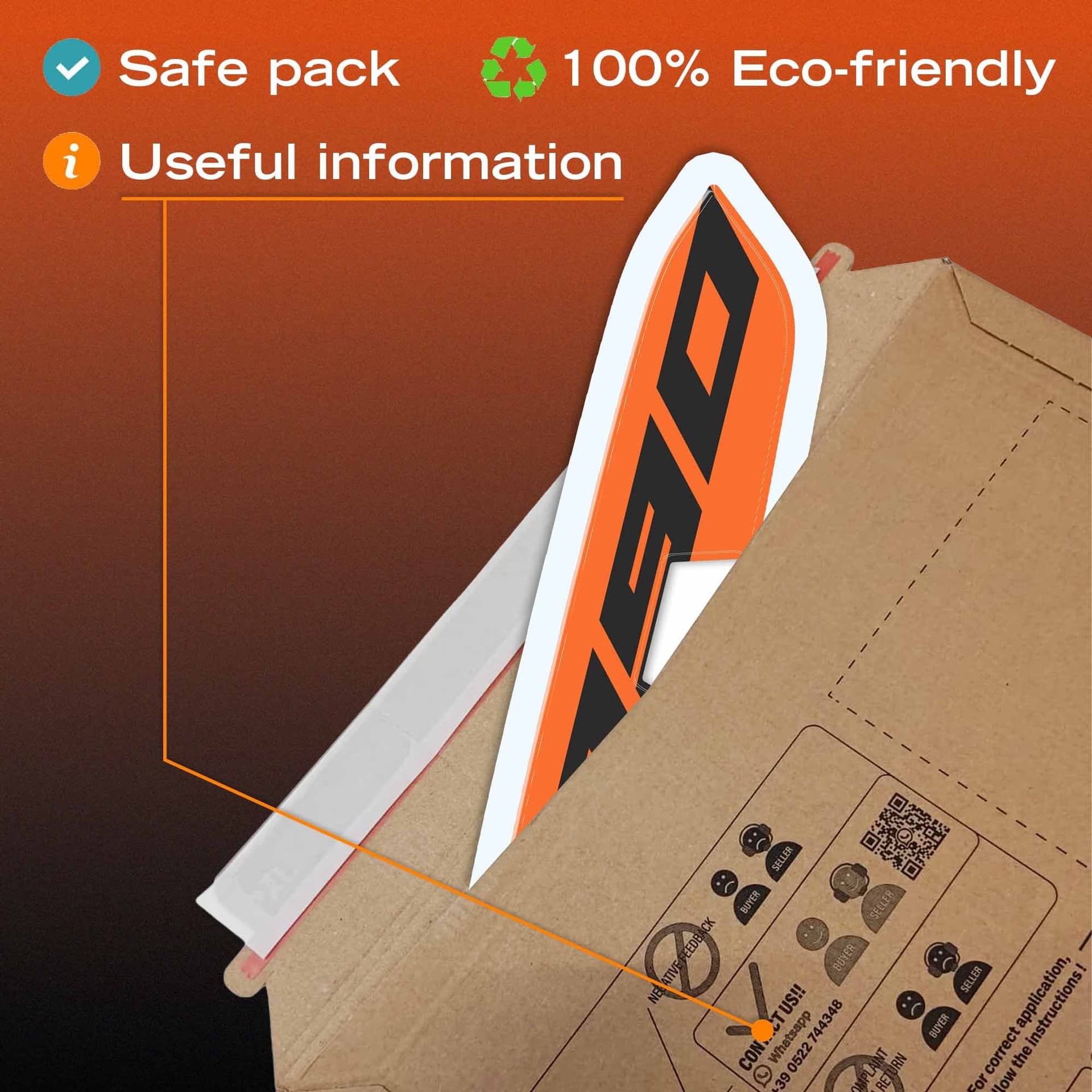 Adesivo 3D Sportello moto compatibile con KTM 1390 Super Adventure S 2026 - 5