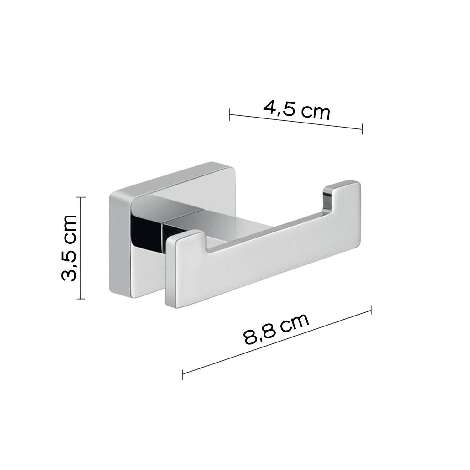 EcoPrice Gedy Appendiabiti Doppio Cromato G-Atena 4426 - 2