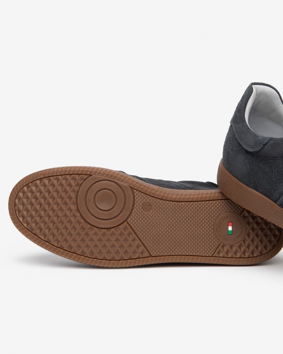 Nero Giardini sneakers uomo in camoscio blu I601330U200 - 4