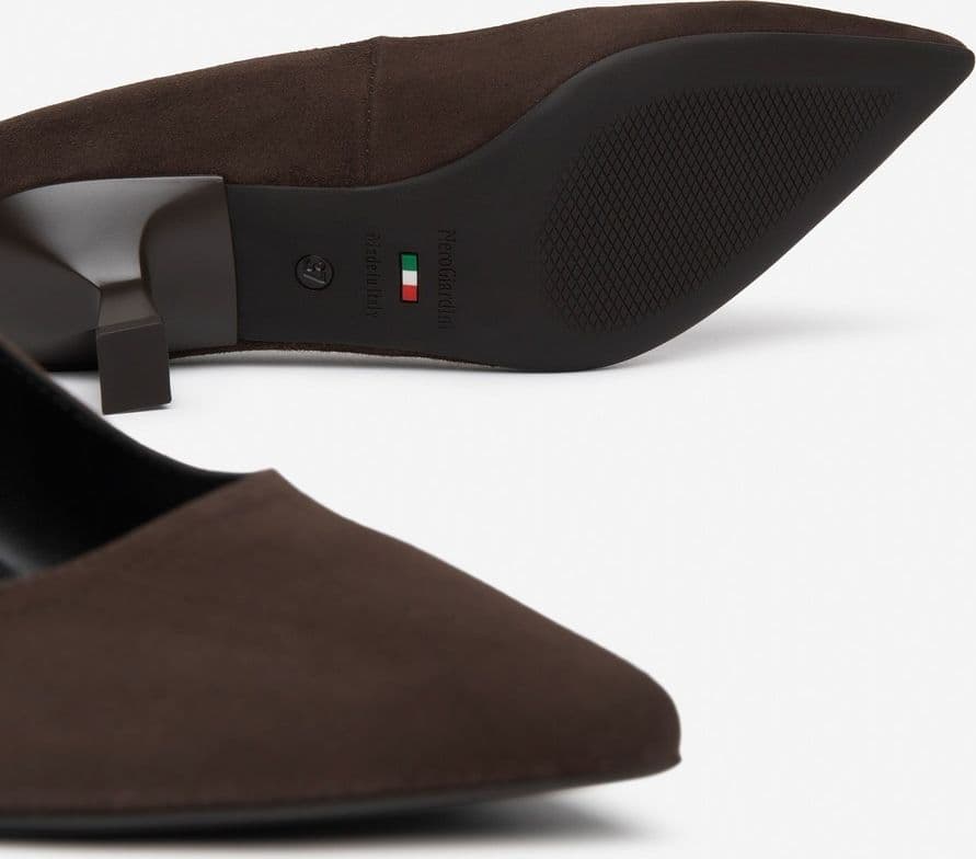 Nero Giardini decolte in camoscio testa di moro I617621DE300 - 4