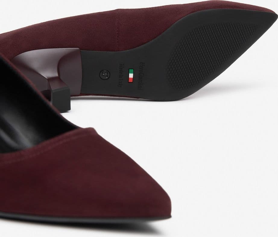 Nero Giardini decolte in camoscio bordo' I617621DE613 - 4