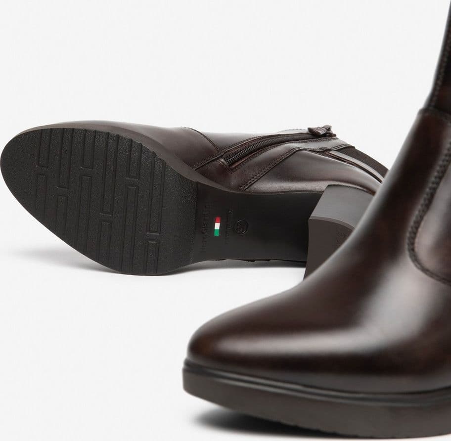 Nero Giardini stivaletti da donna in pelle marrone color caffé I617261D301 - 4