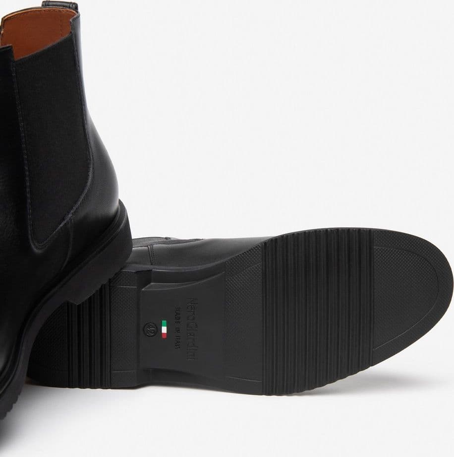Nero Giardini stivaletti chelsea in pelle nero I601264U100 - 4