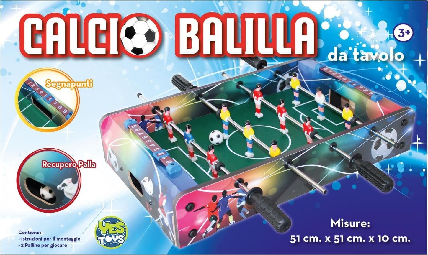 Calcio Balilla da tavolo in legno - 2
