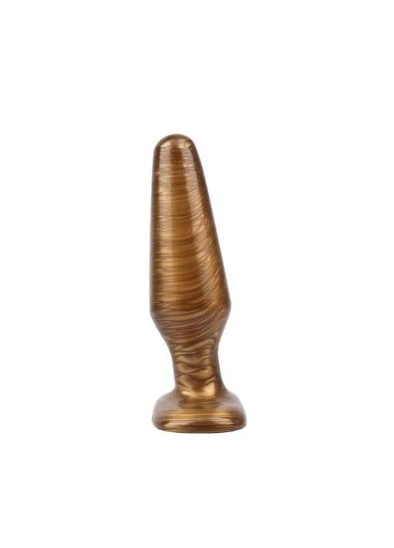 Plug Anale Chisa Dark Muscle Stag Kaufmann 13,7 cm Gold con Ventosa - 3