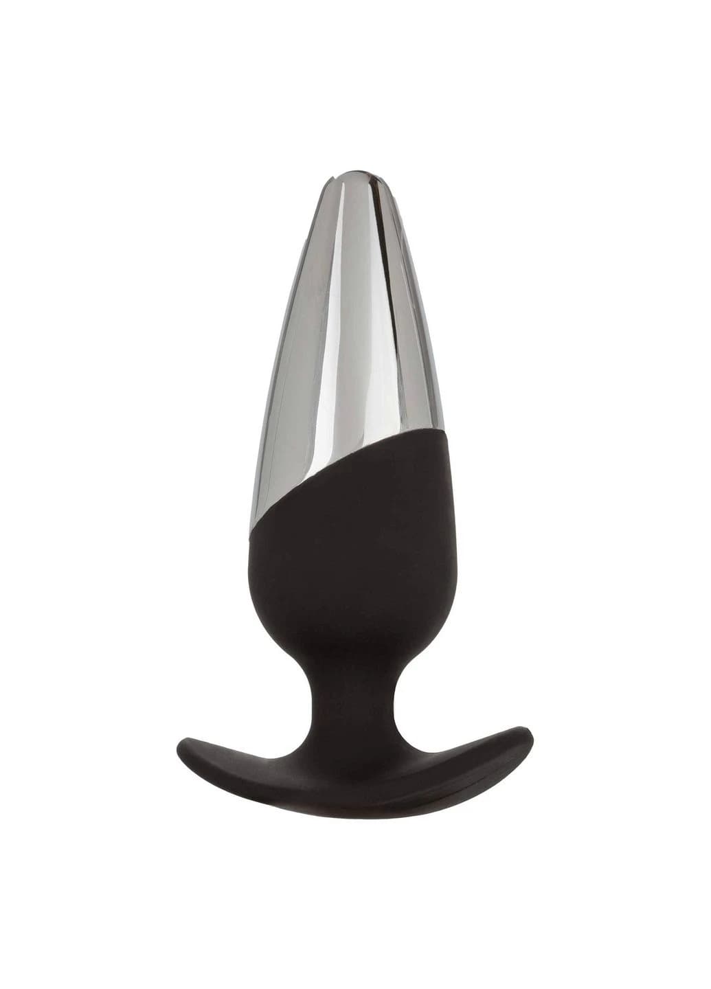 Plug Anale CalExotics Executive 11,5 cm Silicone e Metallo Nero - 2