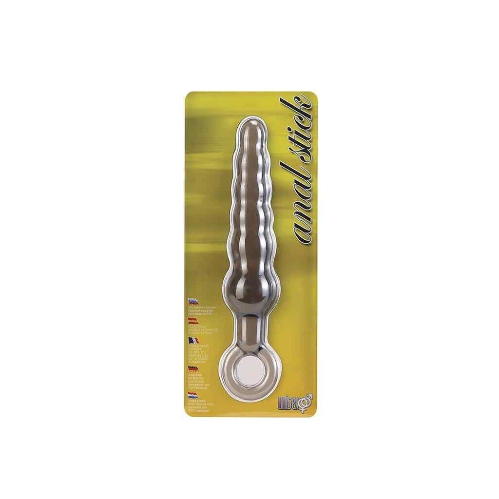 Dilatatore Anale Seven Creations Anal Stick 14 cm Sfere Graduate Nero - 4