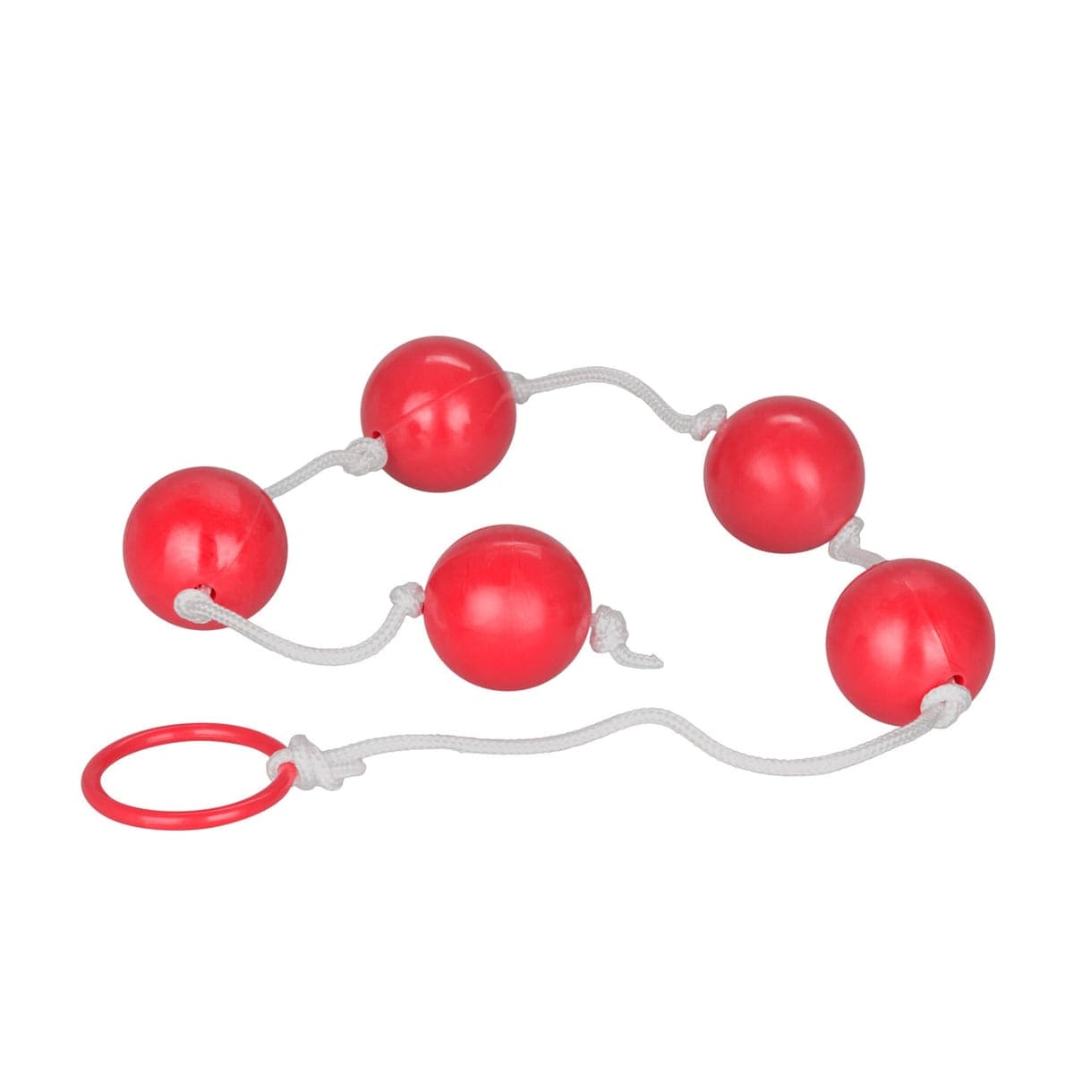 Perline Anali CalExotics Large Anal Beads 5 Sfere Blu con Loop - 2