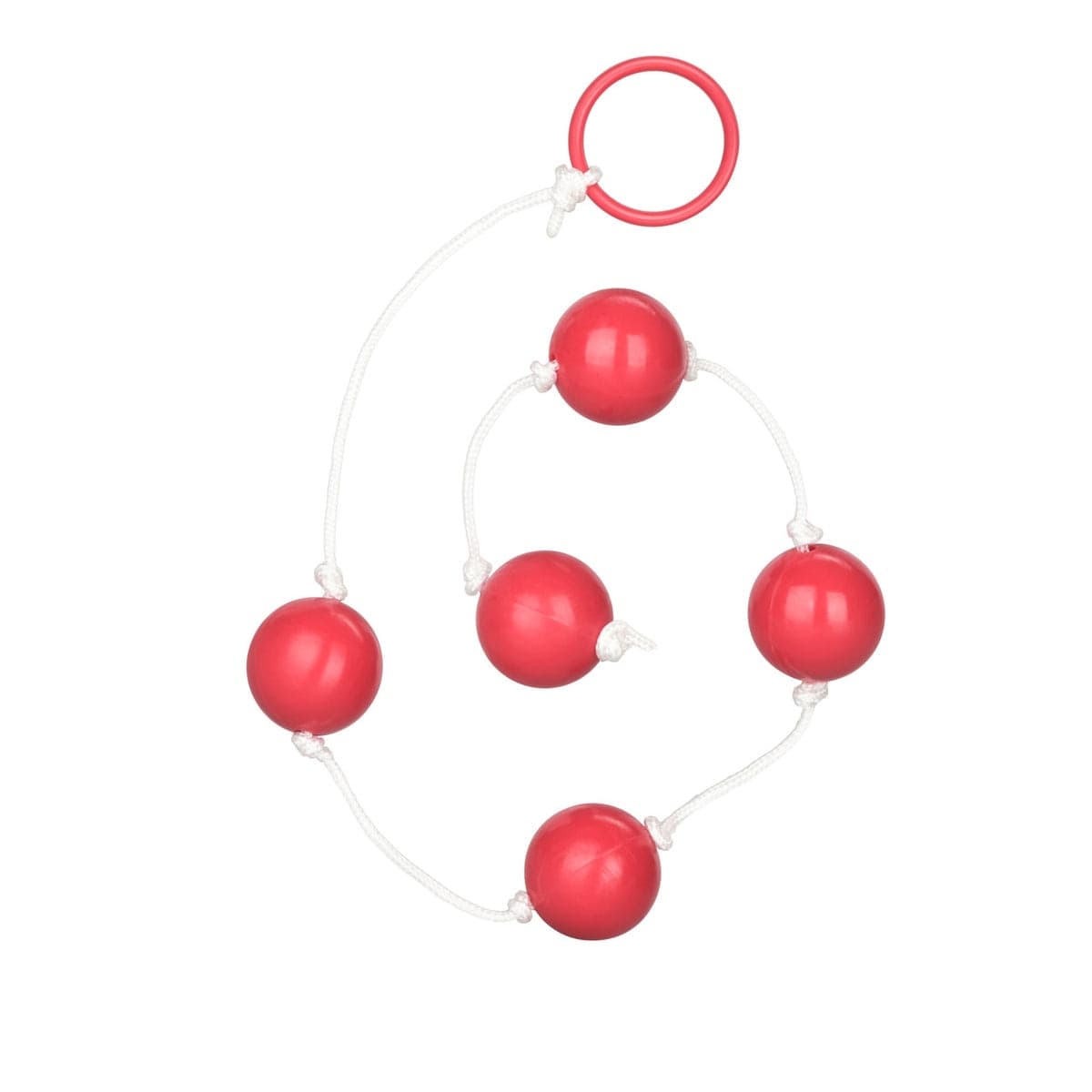 Perline Anali CalExotics Large Anal Beads 5 Sfere Blu con Loop - 3