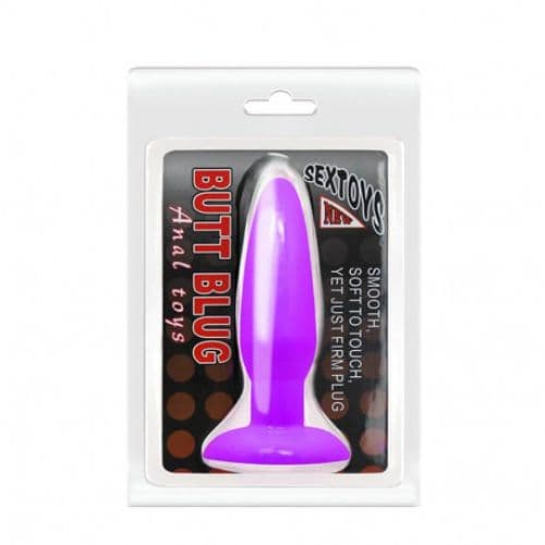 Plug Anale Baile Purple 15 cm Diametro 4 cm Soft Touch con Ventosa - 4