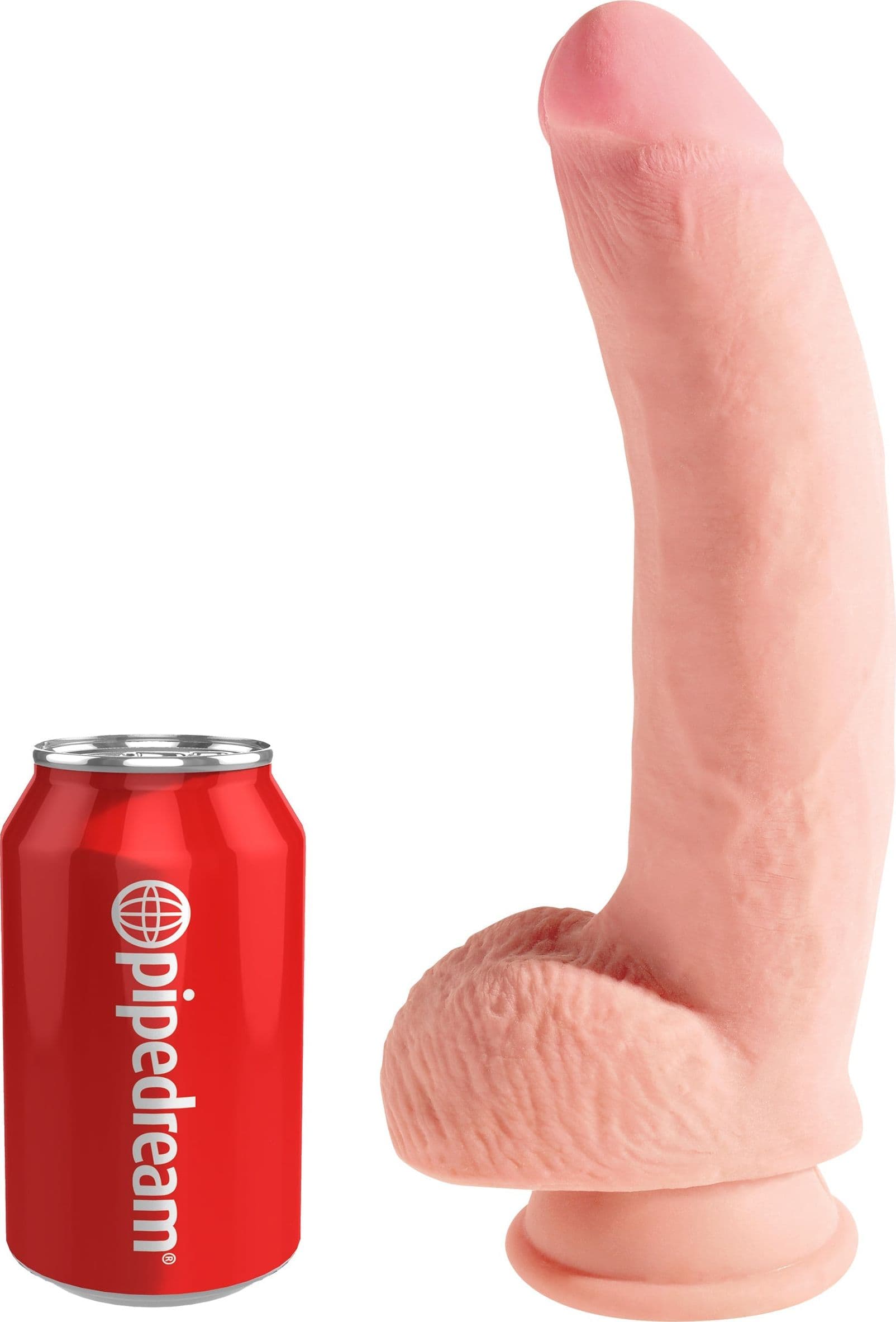 Dildo Realistico Pipedream King Cock Plus 25 cm Triple Density Ventosa - 4