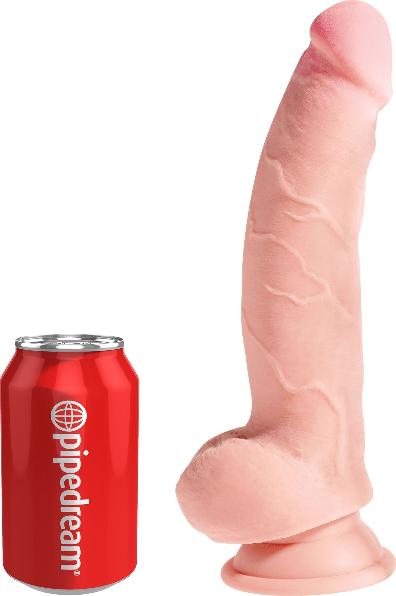 Dildo Realistico Pipedream King Cock Plus 20 cm Triple Density Ventosa - 4