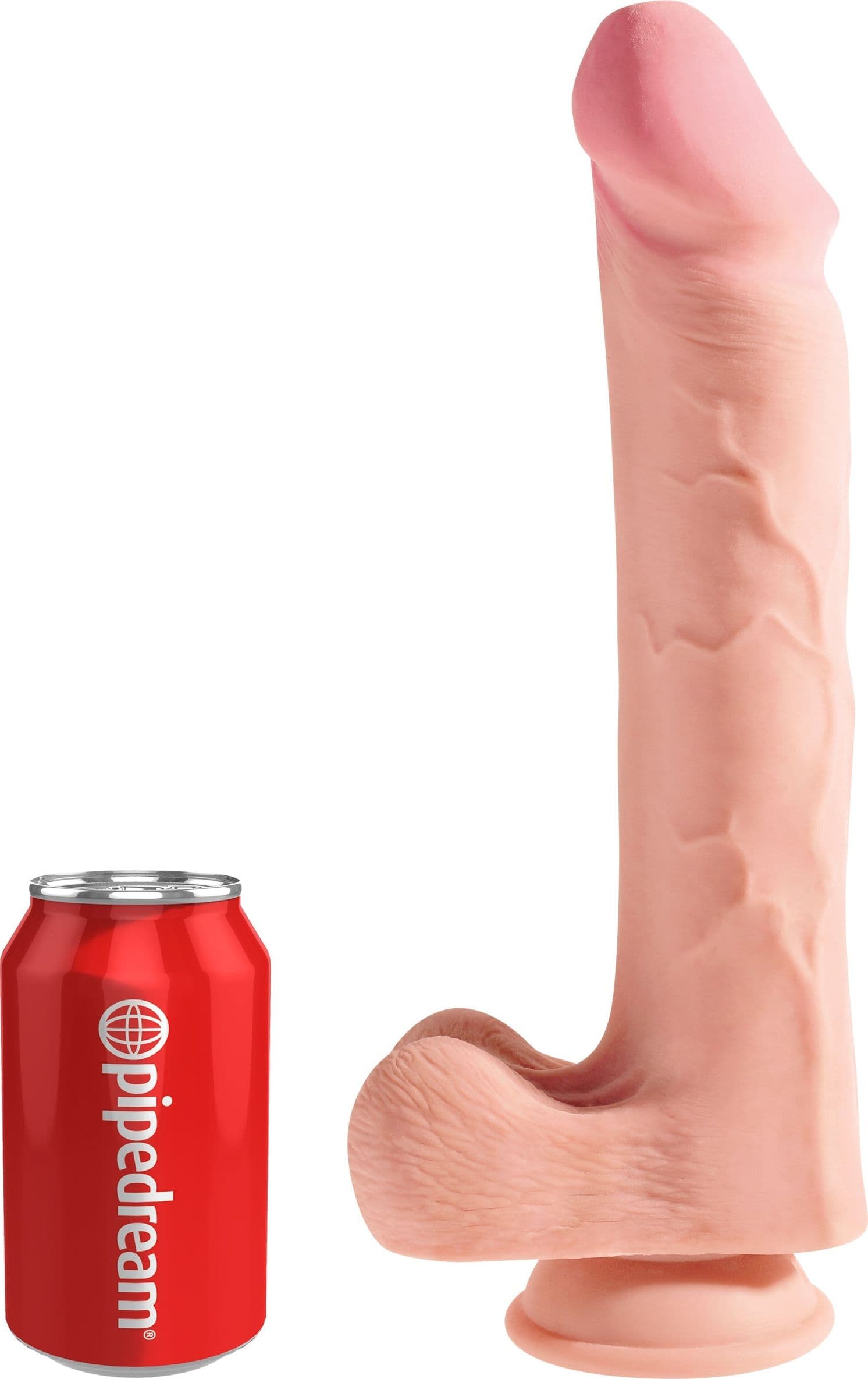 Dildo XXL Pipedream King Cock Plus 30 cm Triple Density con Ventosa - 4