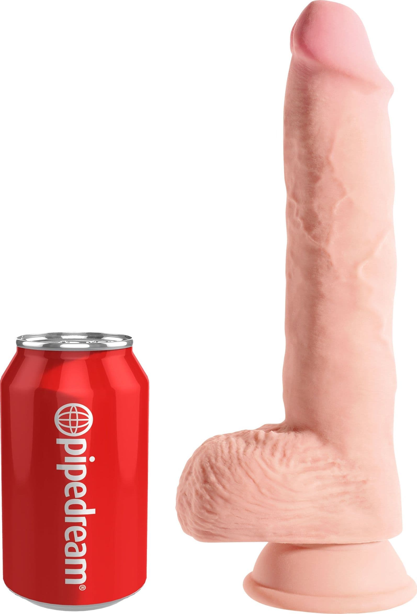 Dildo Realistico Pipedream King Cock Plus Fat 25 cm Triple Density Ventosa - 4