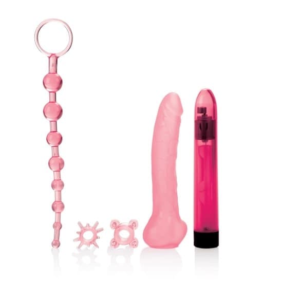 Kit Sex Toys Coppia CalExotics Starter Lover’s Kit 5 Pezzi - 5