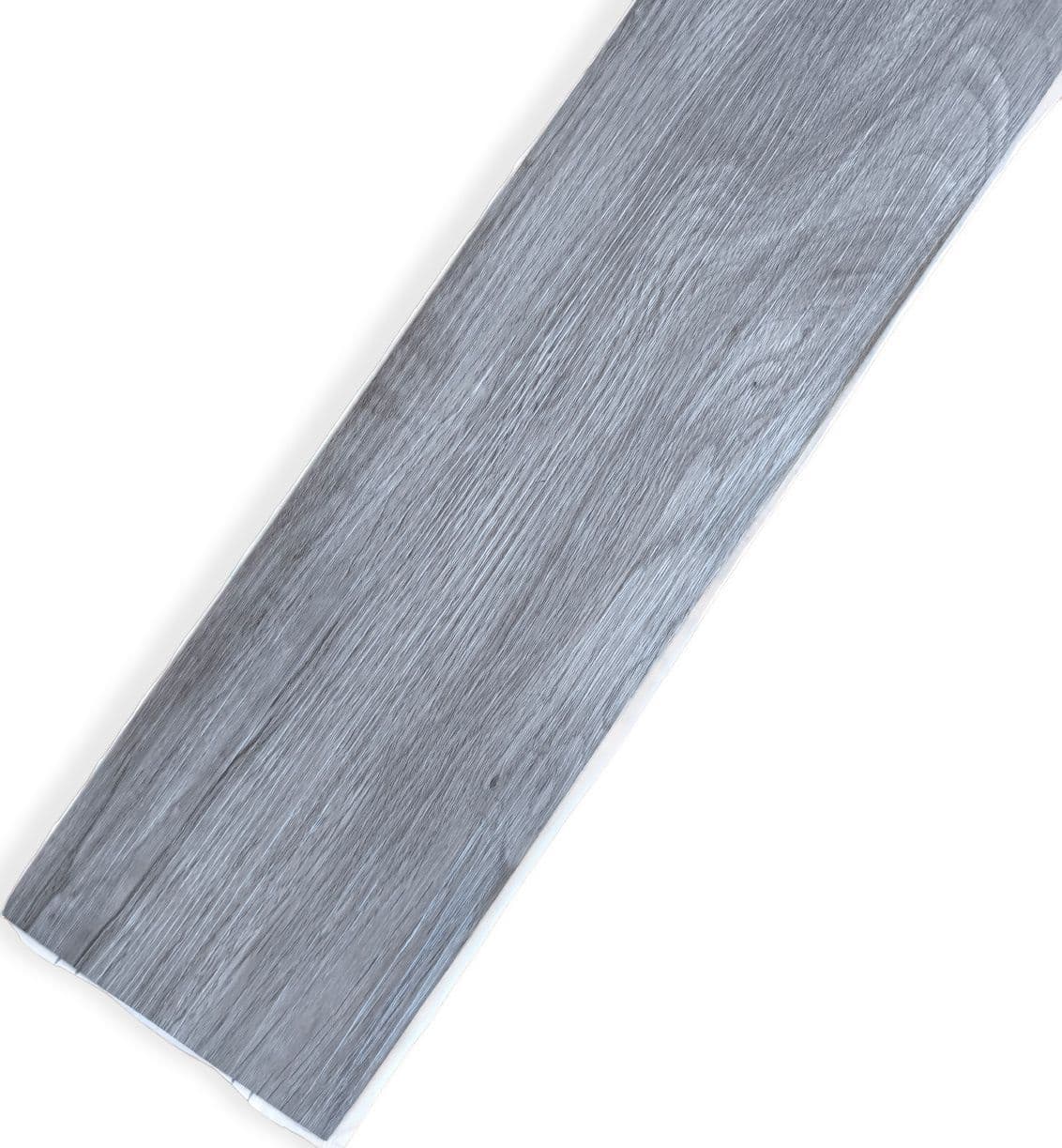 Pavimento LVT Autoadesivo Effetto Rovere Grigio Perla 914x152x2 mm – Antigraffio, Resistente all'Acqua e Ignifugo - 5