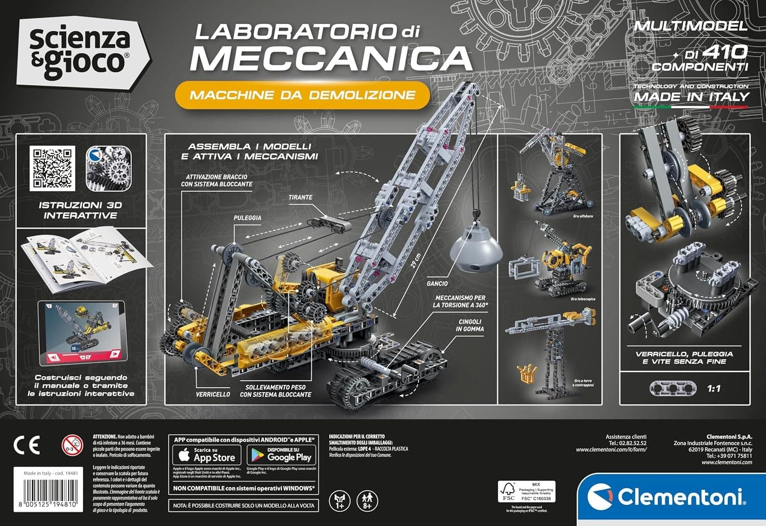 Clementoni - Scienza e Gioco Build Macchine da Demolizione 19481 - 3