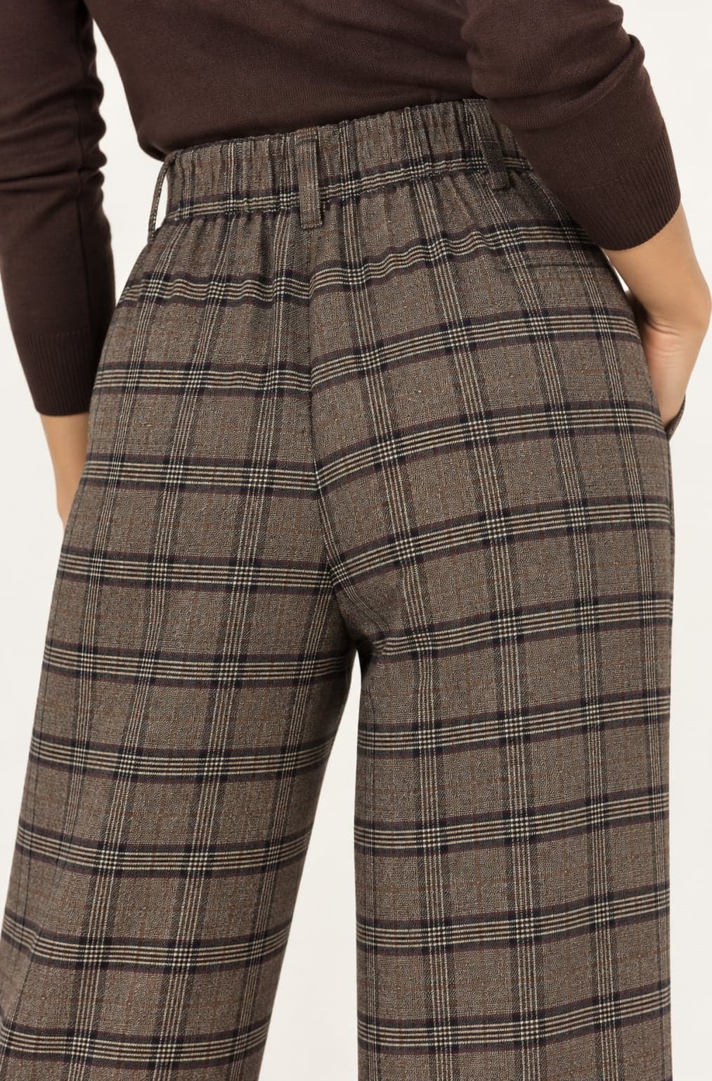 PANTALONE CROPPED TEX QUADRO - 3
