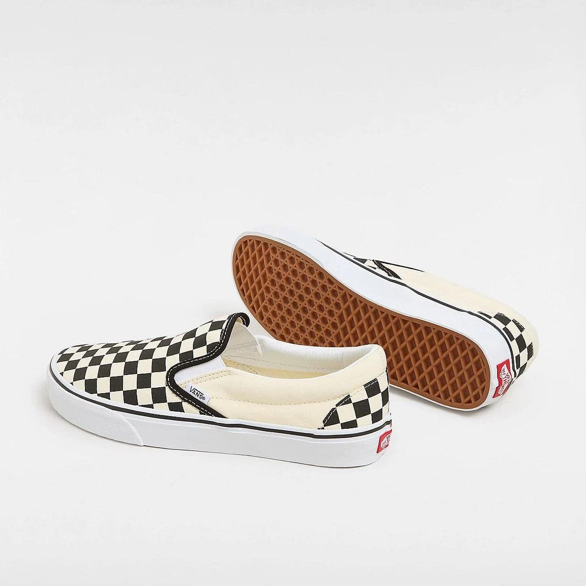 sneakers Vans Slip-On black white checkerboard - 3