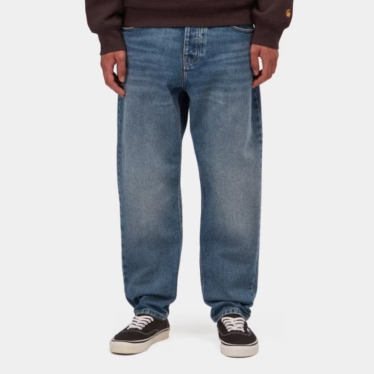 Pantalone Carhartt Newell DK Used Wash Blue - 3