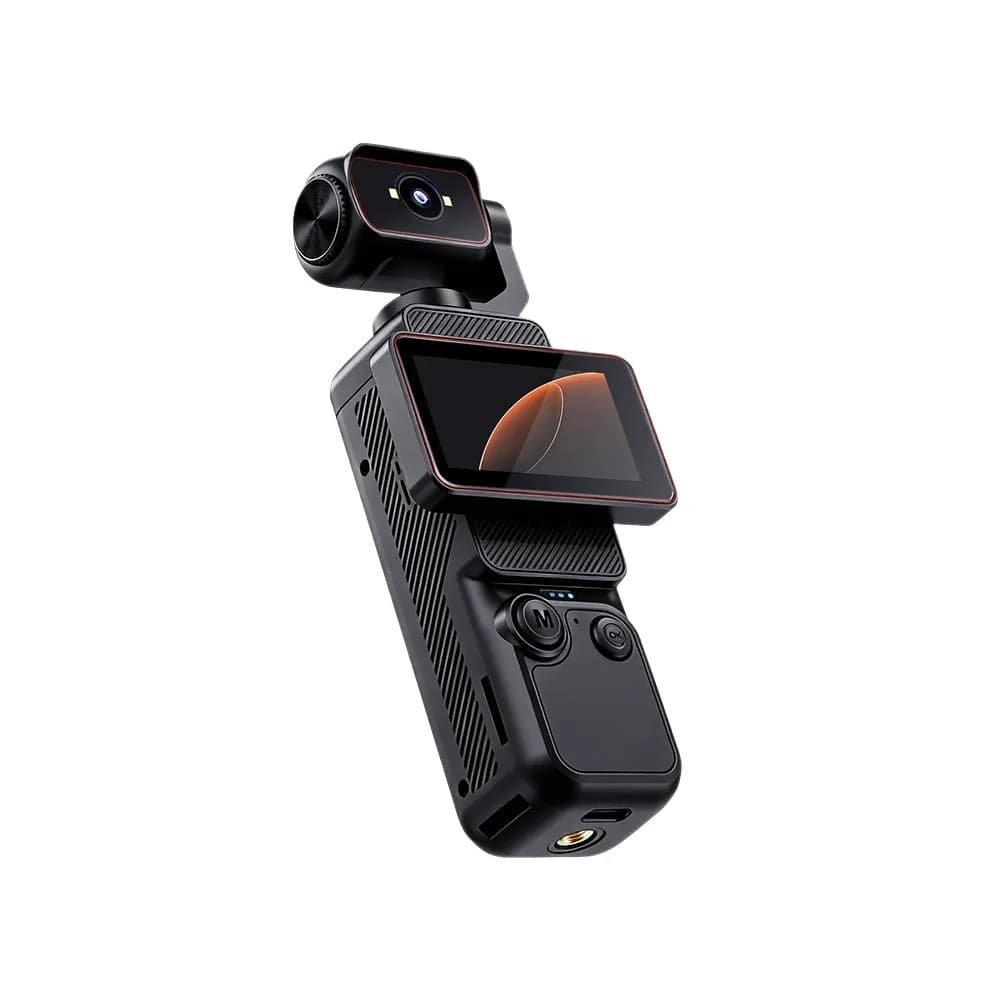 VIDEOCAMERA ULTRA HD TASCABILE VLOG OBIETTIVO RUOTABILE SCHERMO ORIENTABILE PORTATILE DV11 - 7