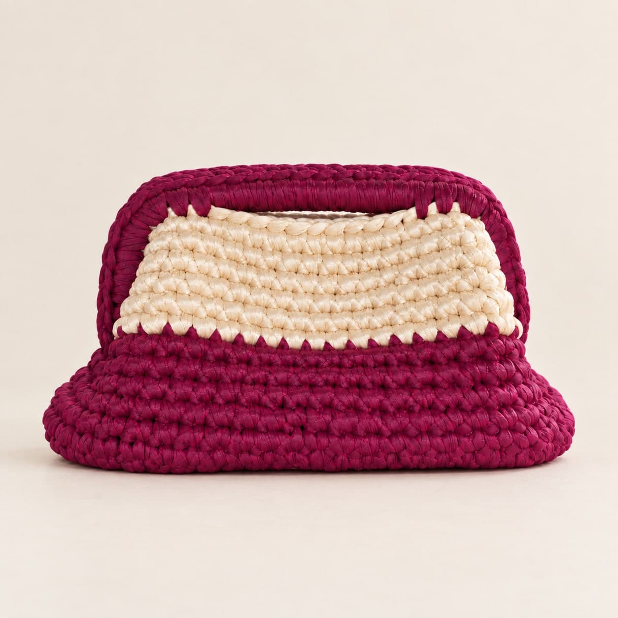 Outfix Clutch bag beige bordò - 3